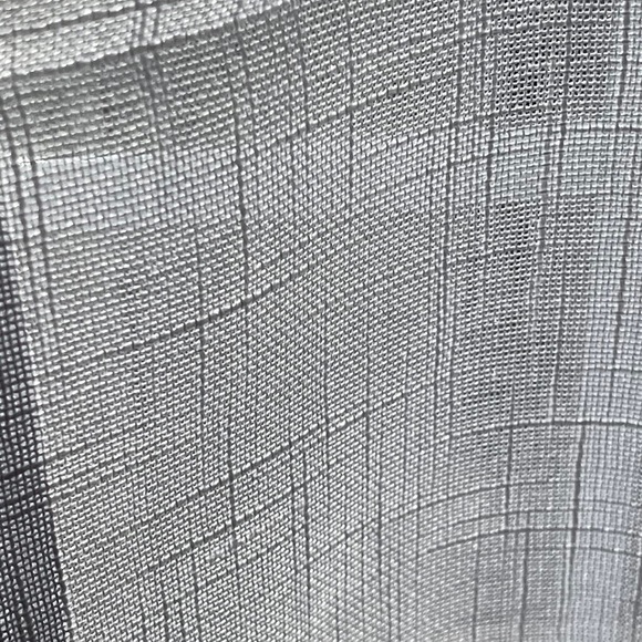 Semi Sheer Linen Grey Curtains (2 panels) - Picture 7 of 12